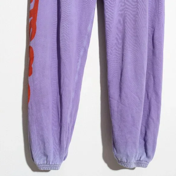 FREECITY LETSGO Supervintage OG Sweatpant in Lavenderlove Purple Cotton Sz Small - Picture 4 of 14